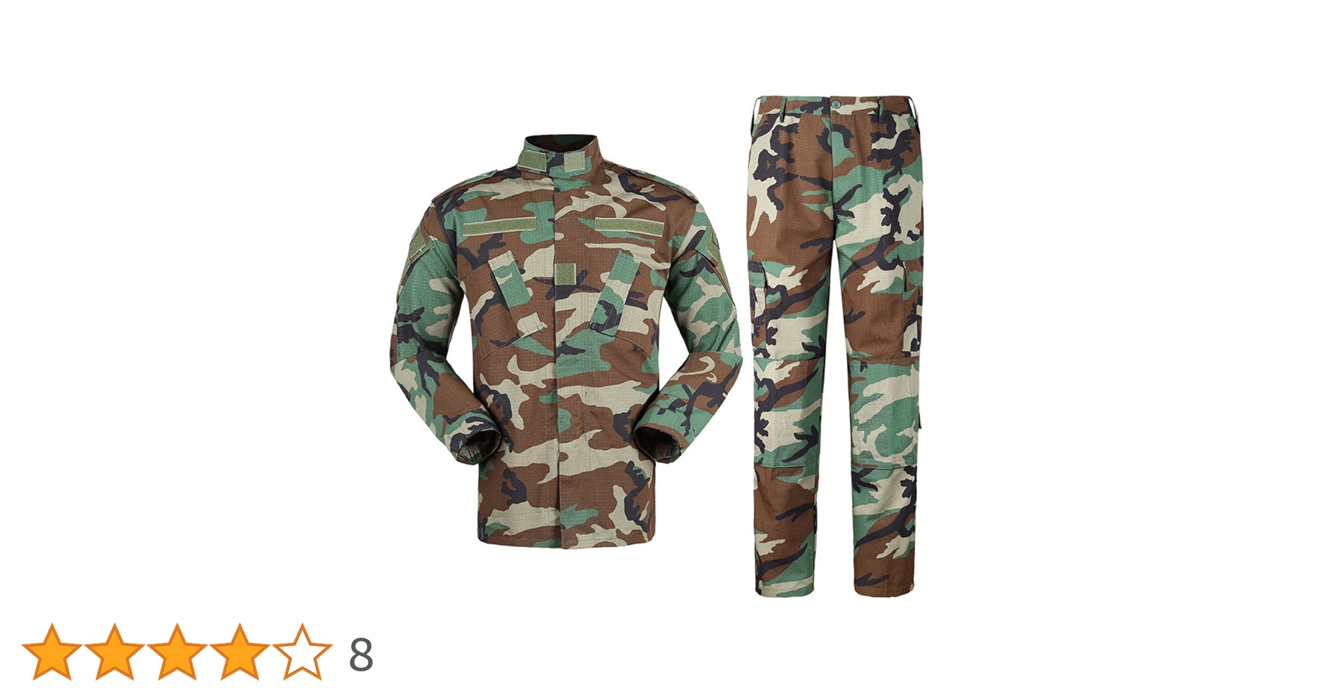 サバゲー用ミリタリーBDU上下ベルト付き　３A サバゲー 装備 上下セット マルチカムブラック BDU 迷彩服